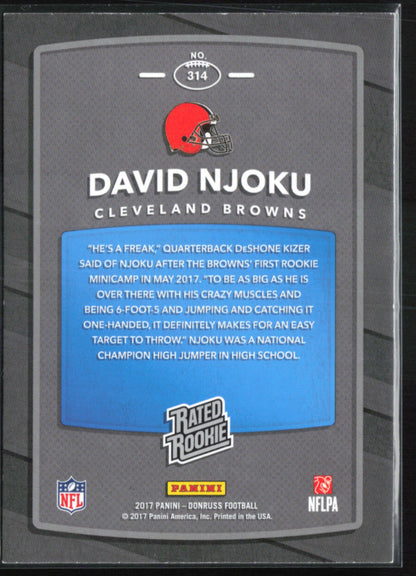 David Njoku RC Rated Rookie