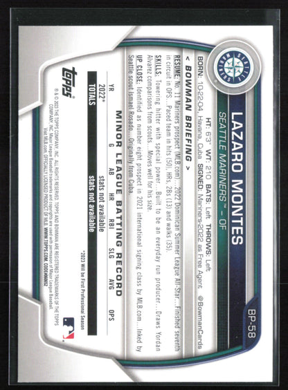 Lazaro Montes 1st Bowman