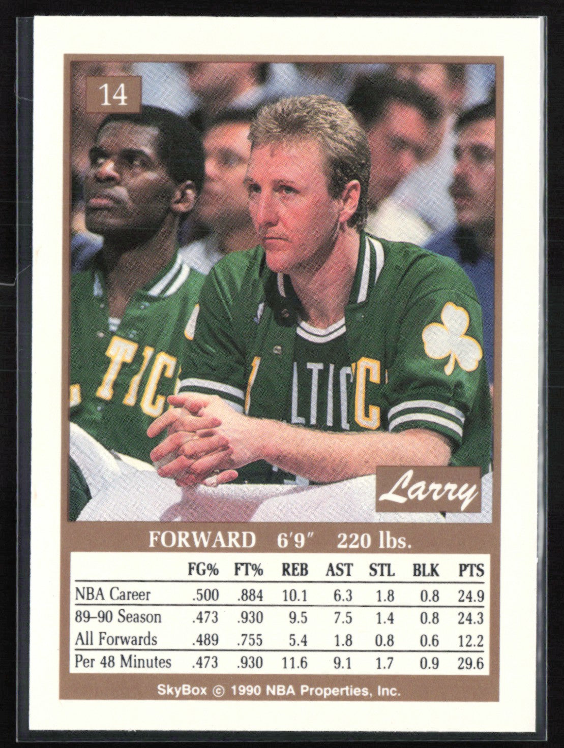 Larry Bird 1990 SkyBox