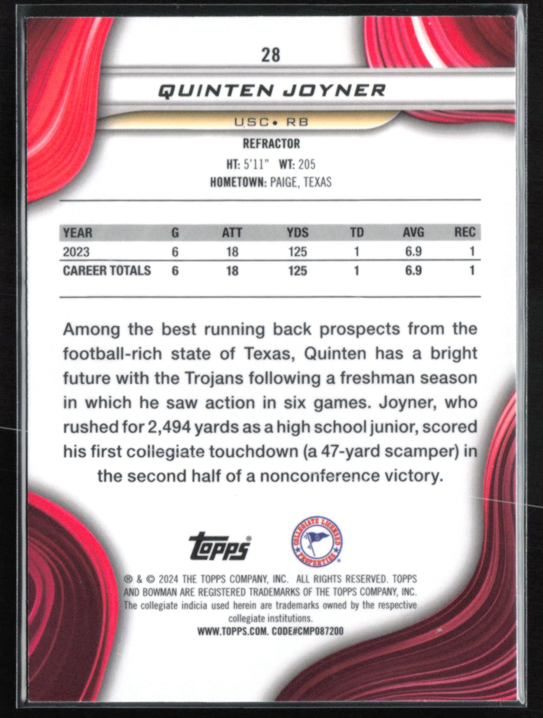 Quinten Joyner Refractor