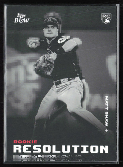 Matt Shaw RC Rookie Resolution
