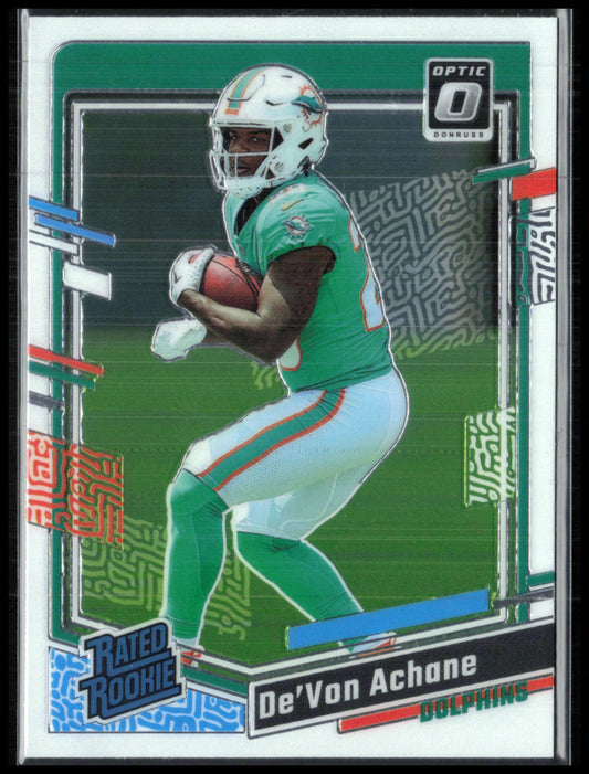 De'Von Achane RC Optic Rated Rookie