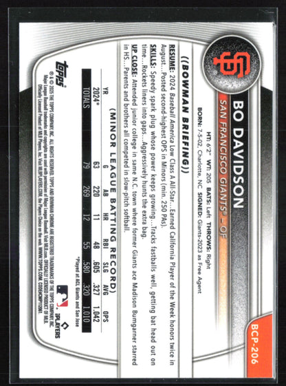 Bo Davidson 1st Bowman