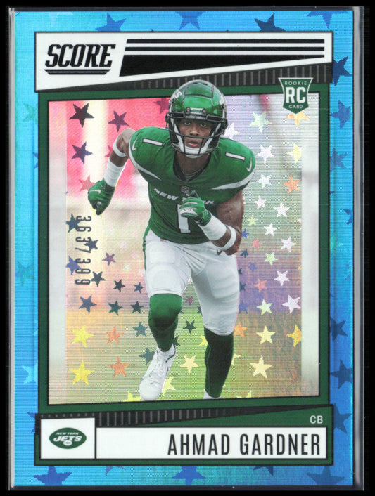 Ahmad Sauce Gardner RC /399 2022 Score