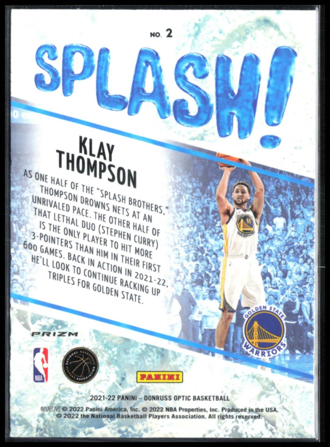 Klay Thompson Splash Purple Holo
