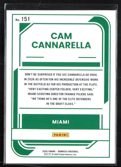 Cam Cannarella Rated Prospect Holofoil