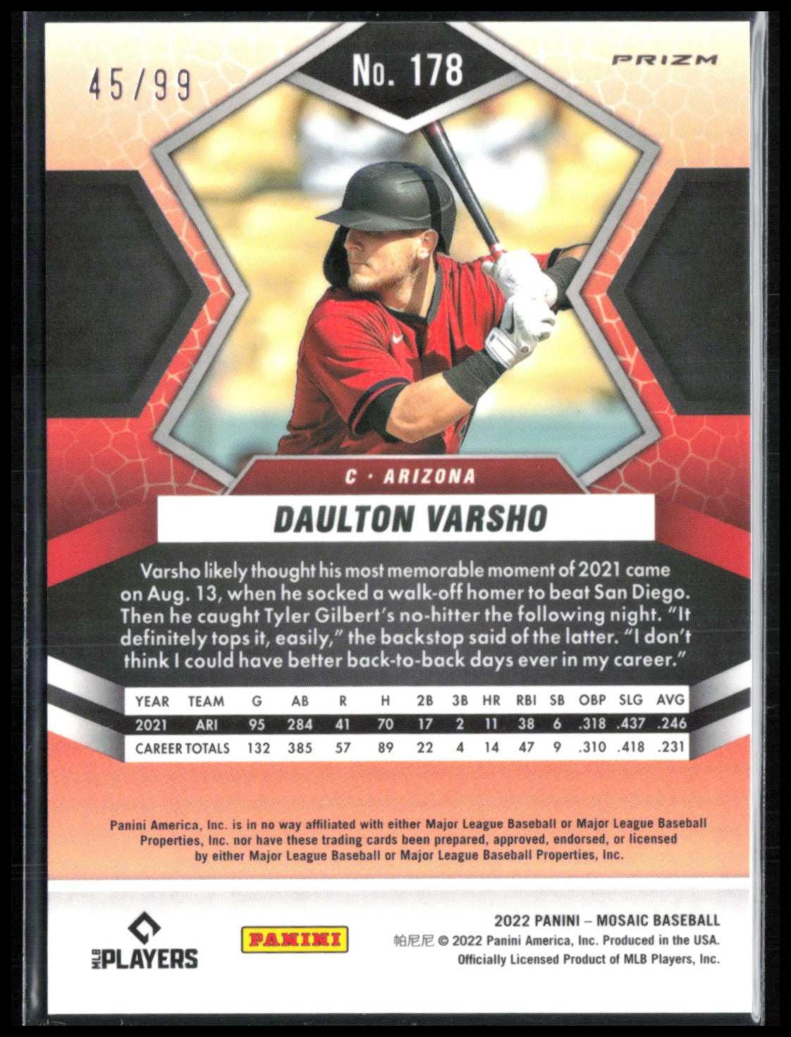 Daulton Varsho Blue Mosaic /99