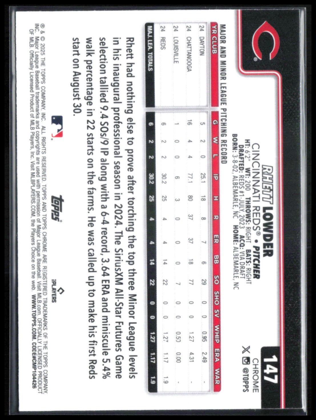 Rhett Lowder RC Prism Refractor