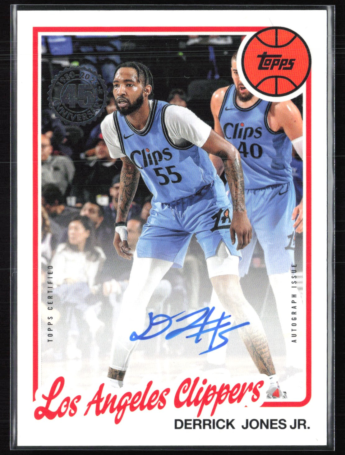 Derrick Jones Jr. Auto 2024 Topps Autographs