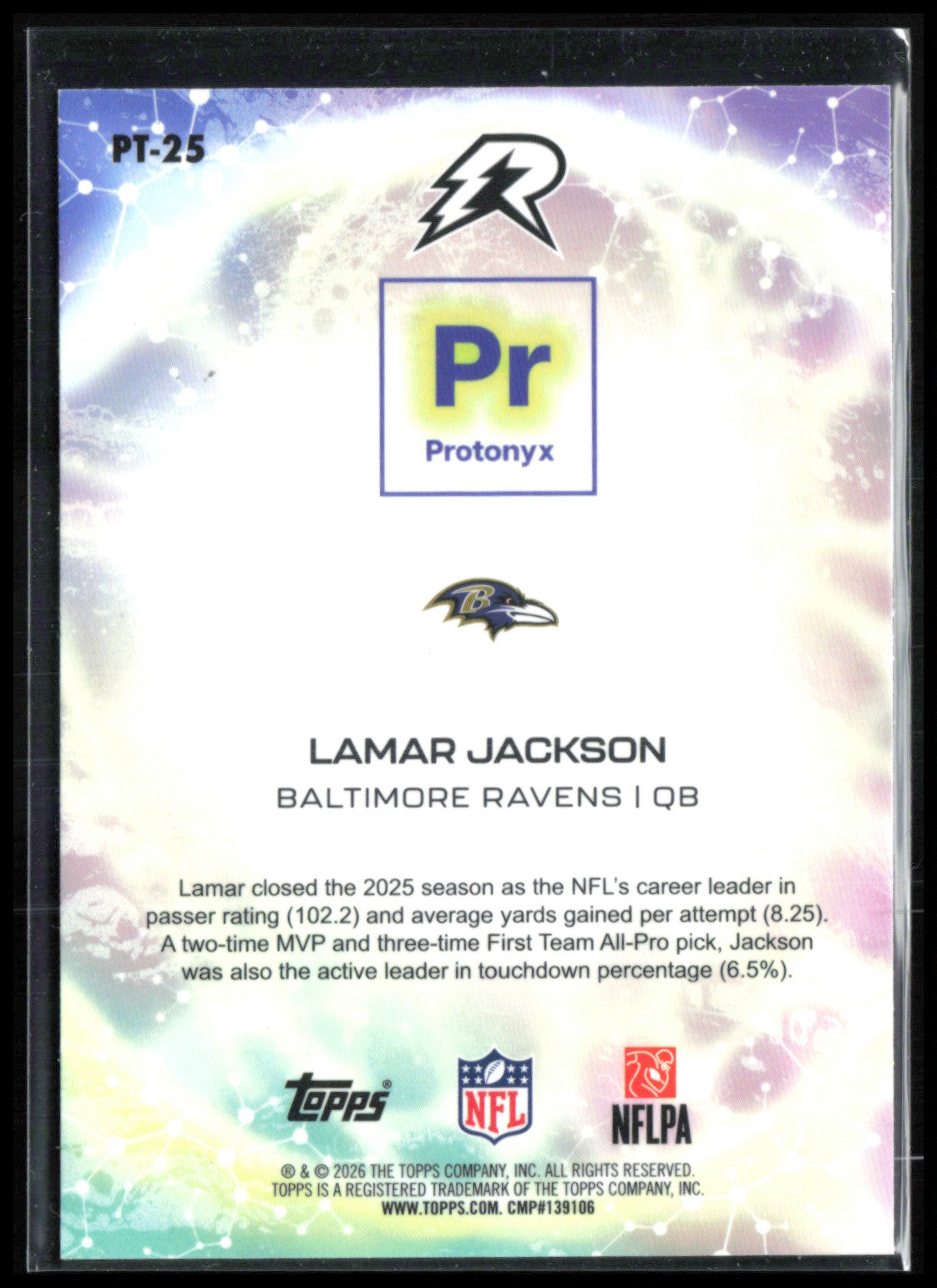 Lamar Jackson Protonyx