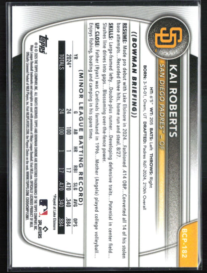 Kai Roberts 1st Bowman