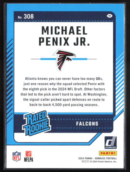 Michael Penix Jr. RC Rated Rookie