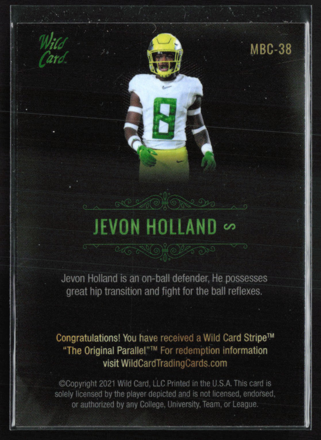 Jevon Holland /125 Wild Card