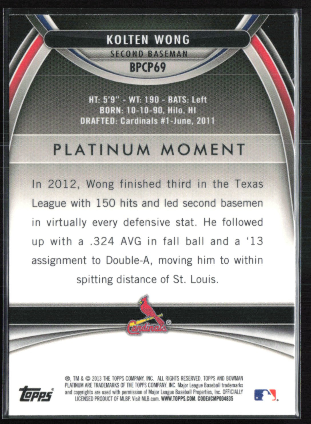 Kolten Wong X-Fractor