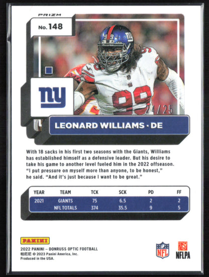 Leonard Williams Black Pandora /25