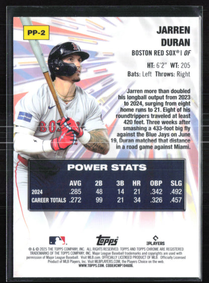 Jarren Duran Power PLayers Logofractor