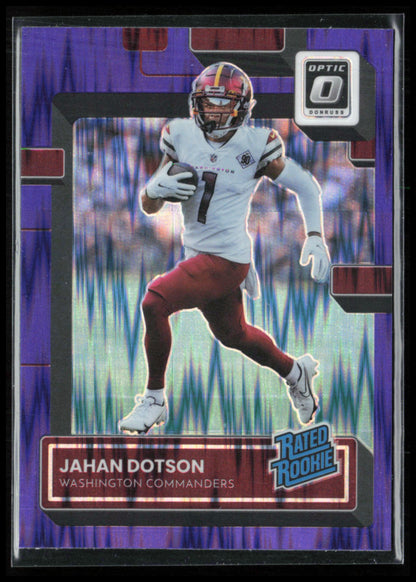 Jahan Dotson RC Purple Shock