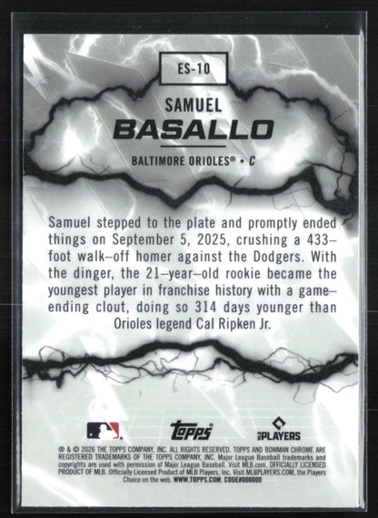 Samuel Basallo Electric Sluggers
