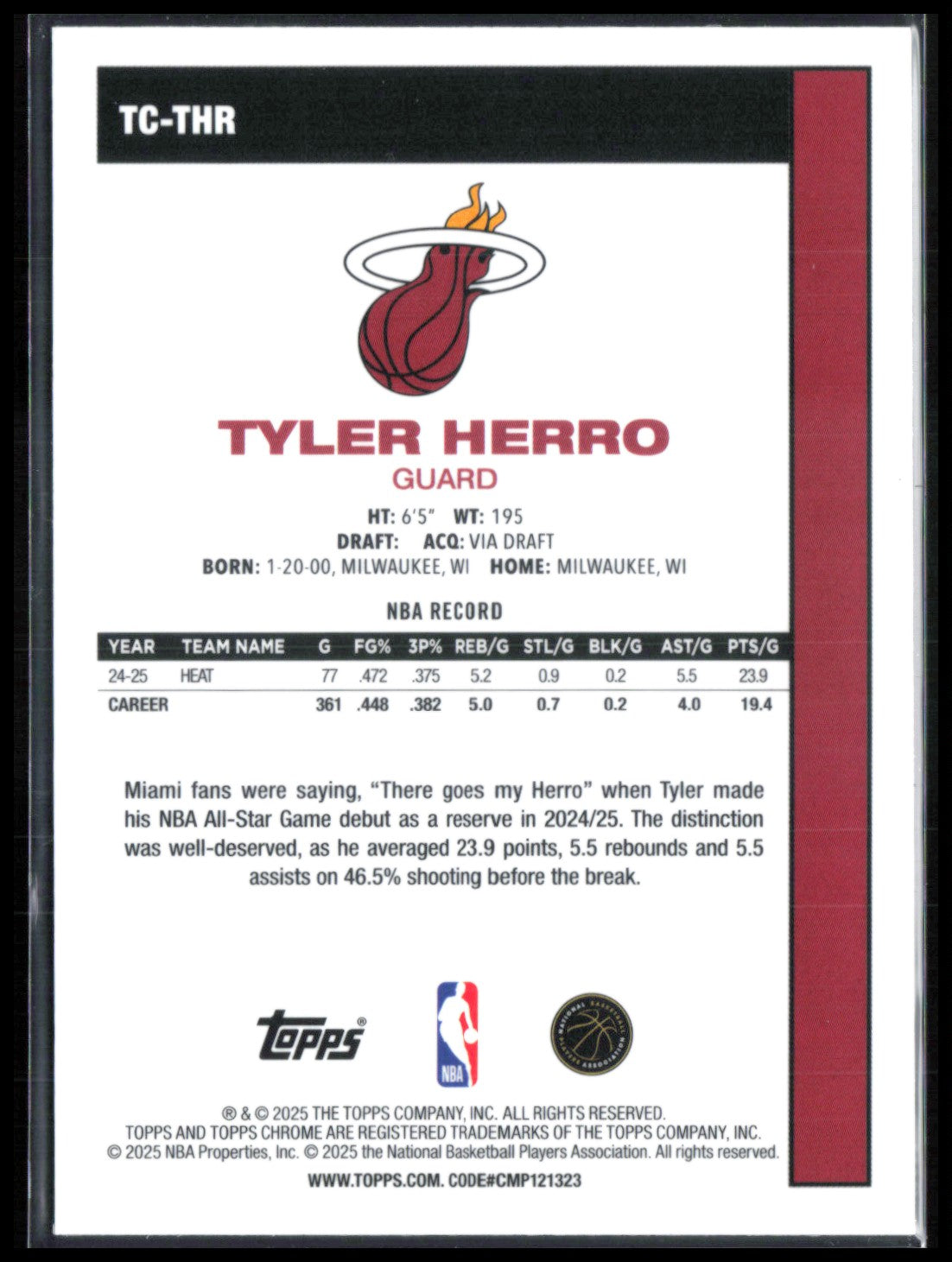Tyler Herro Mojo