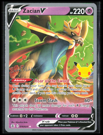 Zacian V Celebrations Ultra Rare