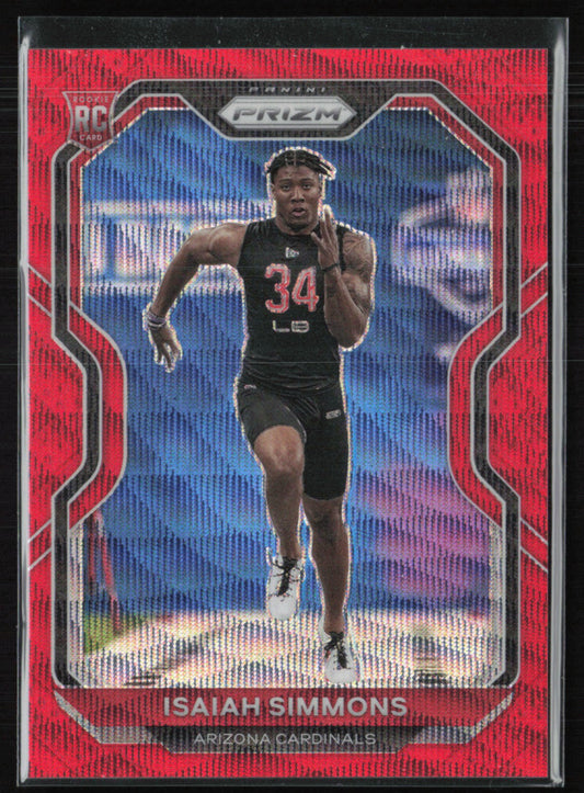 Isaiah Simmons RC Red Wave /149