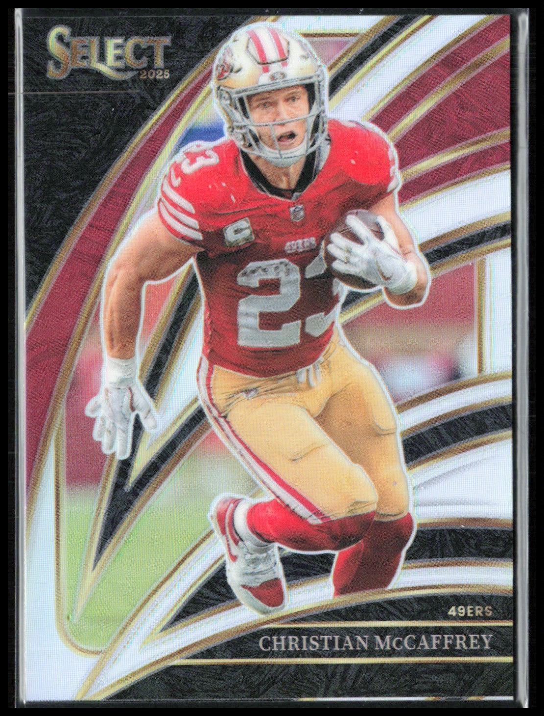 Christian McCaffrey Silver Prizm Club Level