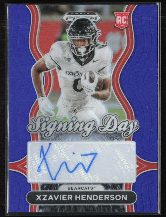 Xzavier Henderson RC Auto Blue /249