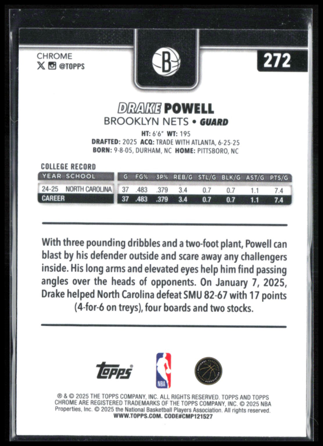 Drake Powell RC RWB Refractor