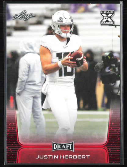 Justin Herbert XRC Draft Red