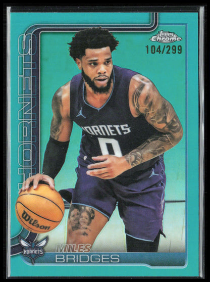 Miles Bridges Aqua Refractor /299