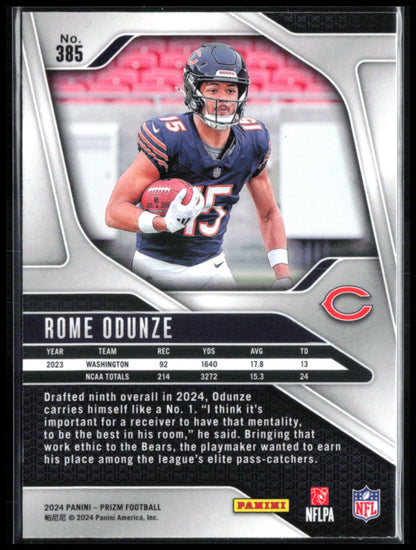 Rome Odunze RC 2024 Prizm
