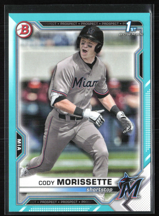 Cody Morissette 1st Bowman /199 Aqua