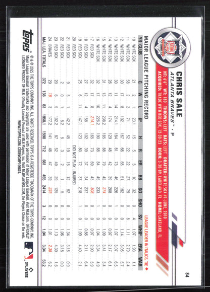 Chris Sale All-Star Game Parallel