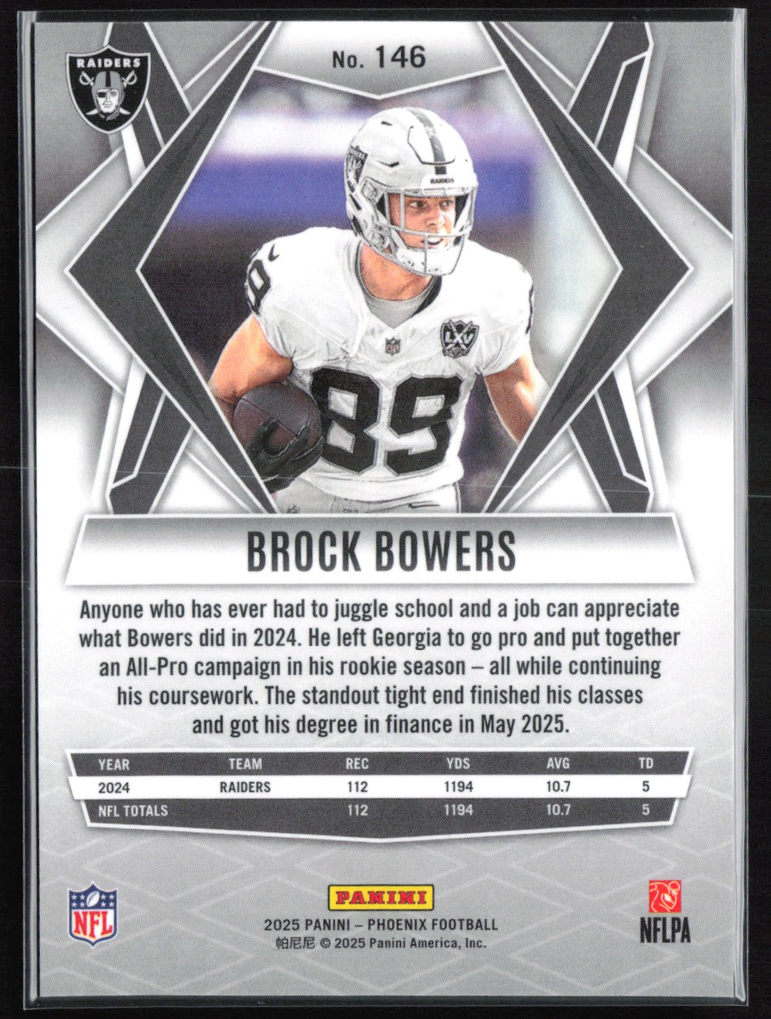 Brock Bowers Mosaic Prizm