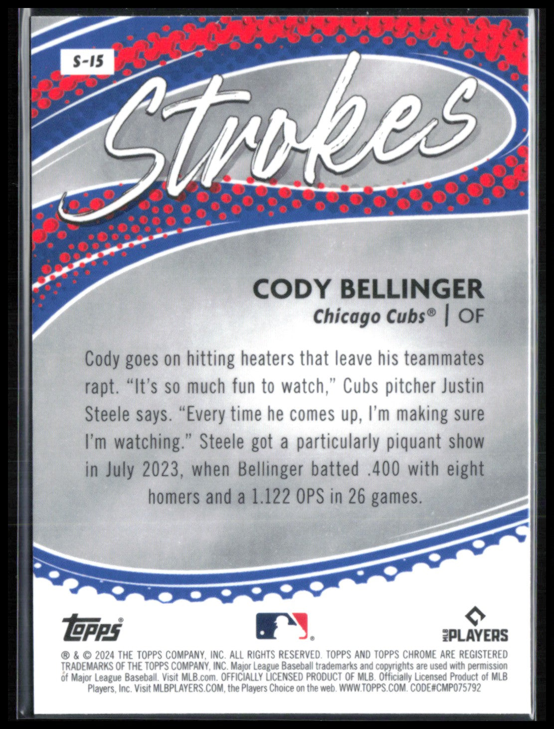 Cody Bellinger Strokes