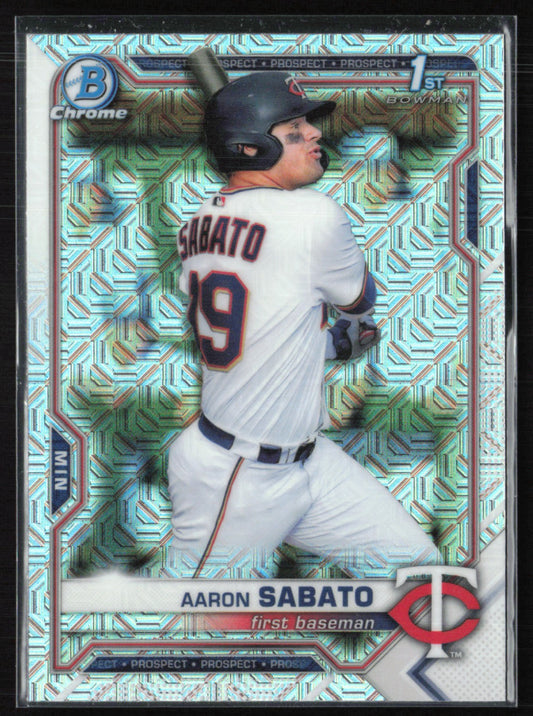 Aaron Sabato 1st Bowman Mojo