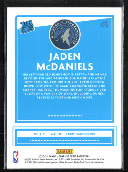 Jaden McDaniels RC