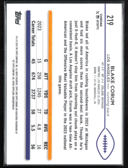 Blake Corum RC