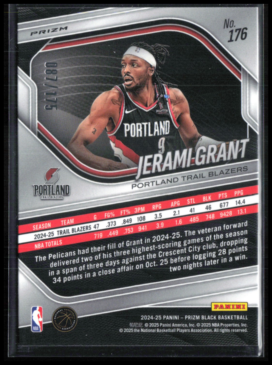Jerami Grant Silver /175