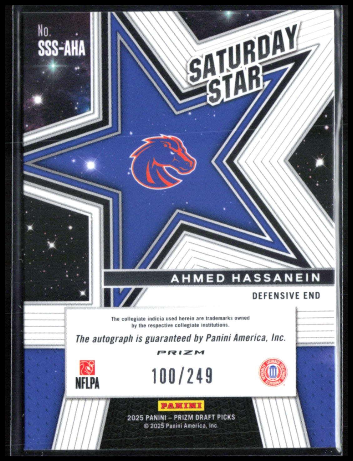 Ahmed Hassanein RC Auto Blue /249