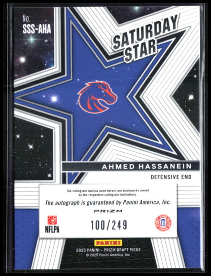 Ahmed Hassanein RC Auto Blue /249