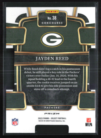 Jayden Reed RC Red Yellow Die-Cut