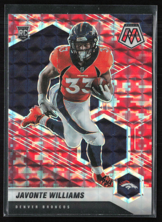 Javonte Williams RC Red Camo
