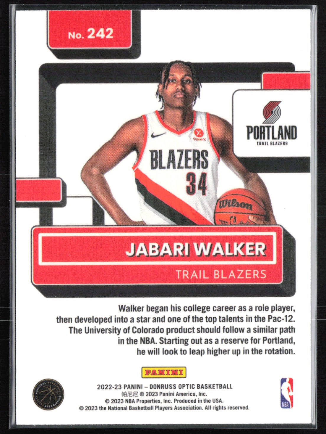 Jabari Walker RC
