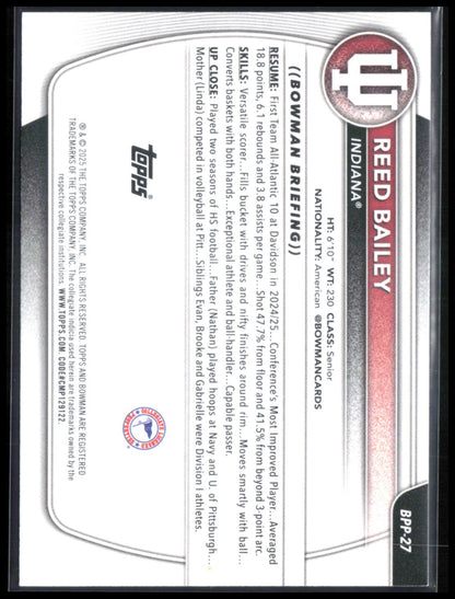Reed Bailey 1st Bowman
