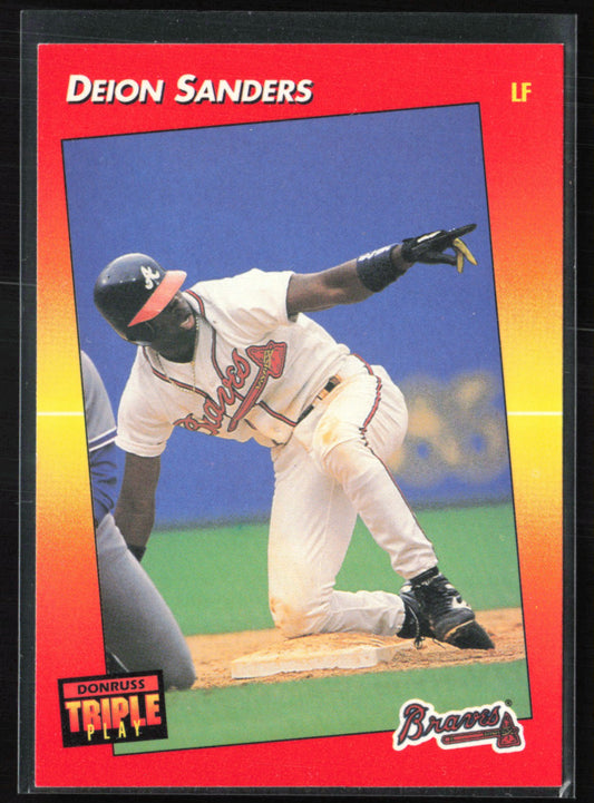 Deion Sanders 1992 Triple Play