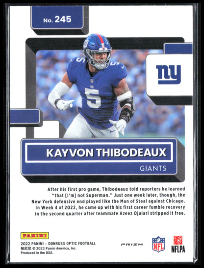 Kayvon Thibodeaux RC Purple Shock