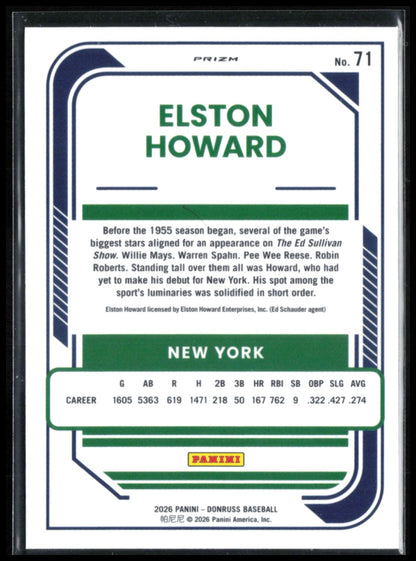 Elston Howard Black Donuts