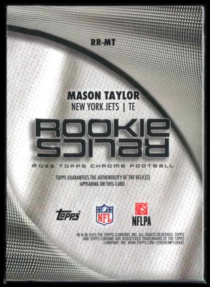 Mason Taylor RC Rookie Relics Player-Worn Mem