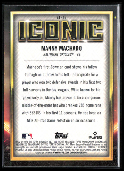 Manny Machado Iconic
